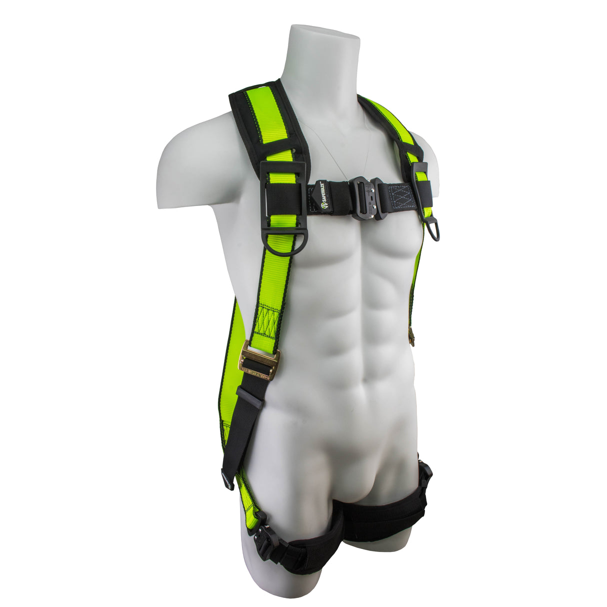 Safewaze SW280-QC-L/XL Pro Full Body Harness: 1D, QC Chest, QC Legs - 2