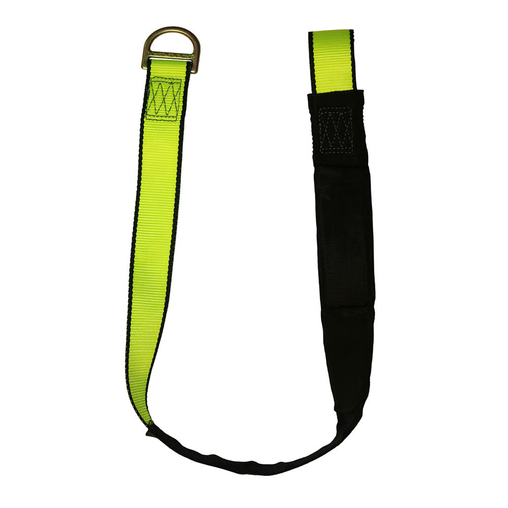 Safewaze FS-880-3 4’ Concrete Anchor Strap with Wear Pad, D-ring and Sewn Eye
