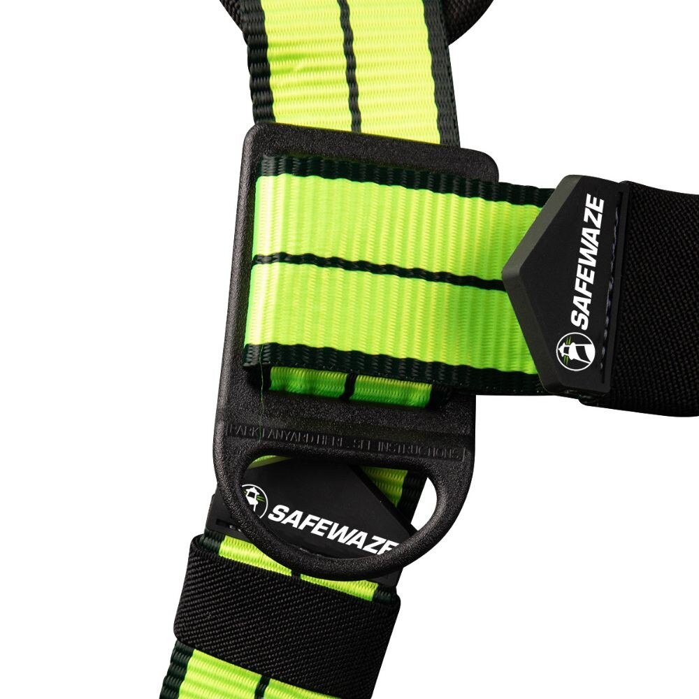 Safewaze FS-FLEX285-2X PRO+ Full Body Harness: 3D, QC Chest, TB Legs, 2X - 4