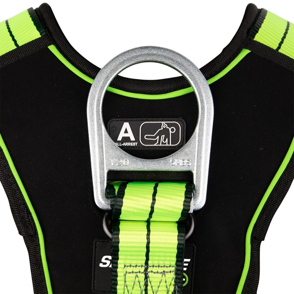 Safewaze FS-FLEX360-XL Pro+ Construction Harness: 3D, QC Chest, Tb Legs - 10