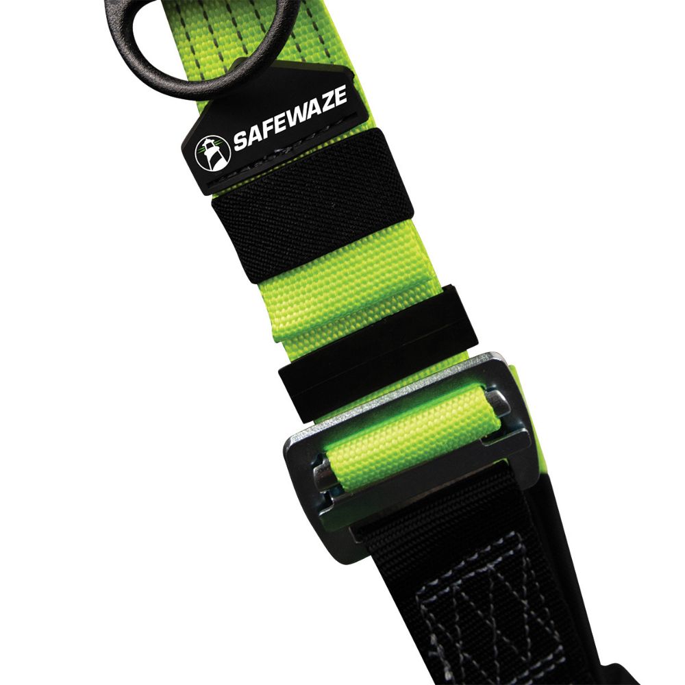 Safewaze FS-HIVIS185-L/XL Reflective Full Body Harness: 1D, Mb Chest, Tb Legs - 3