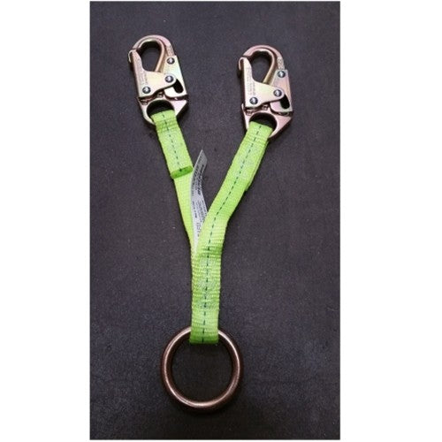 Safewaze PC-070-W 18" Web Positioning Lanyard With Snap Hook & O-Ring - 2