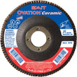 Sait 78268 OVATION Ceramic Flap Disc 5 x 7/8 40X, 10 Pack