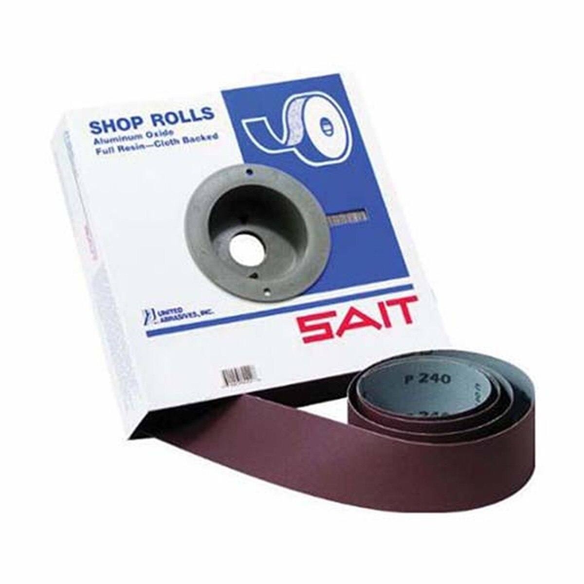 United Abrasives Inc 80816 SAIT EA-F Abrasive Roll 1-1/2" x 50 yd 80 Grit (1 Roll)