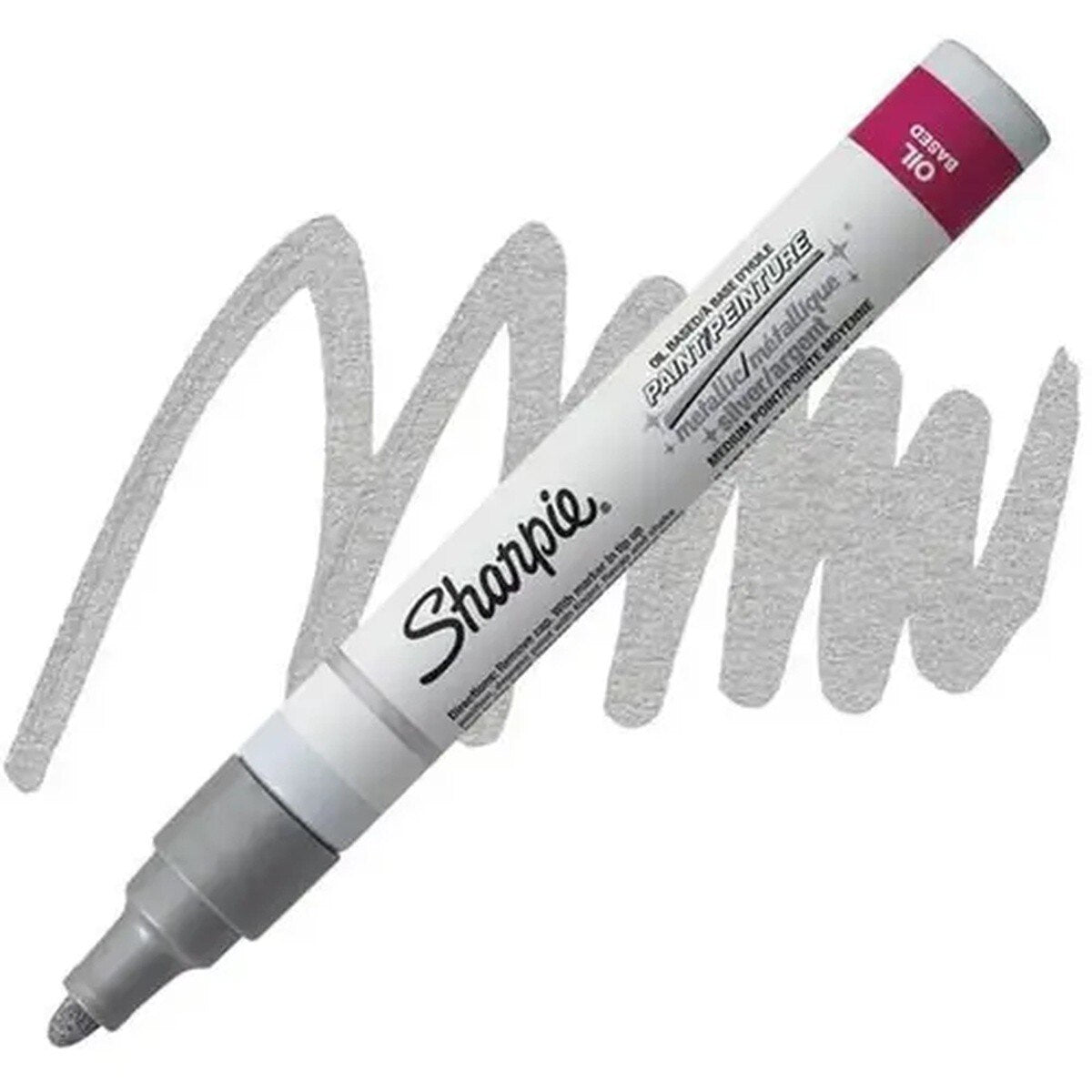 Sanford 1875050 Sharpie Silver Oil-Based Paint Marker Medium Point