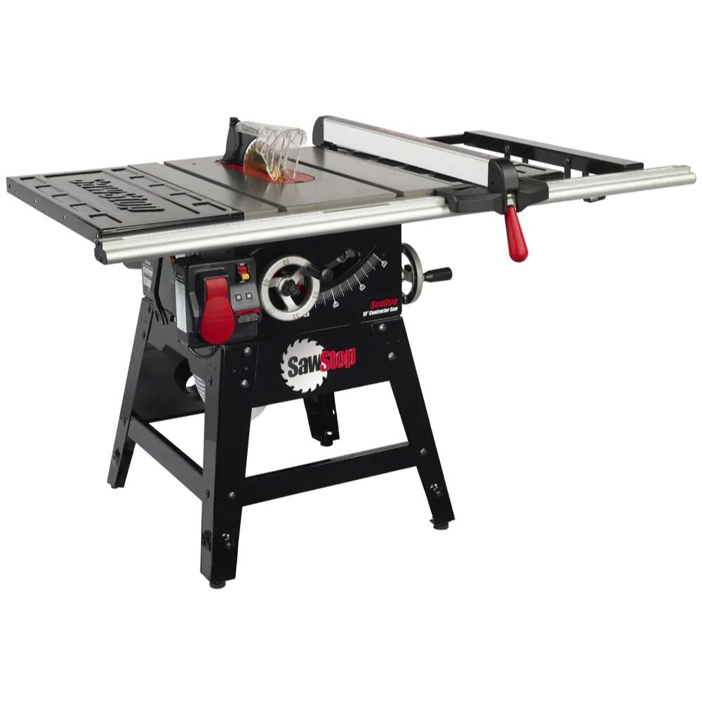 SawStop CNS175-SFA30 Contractor Table Saw 1.75HP 120V 60Hz 30" Aluminum Fence System