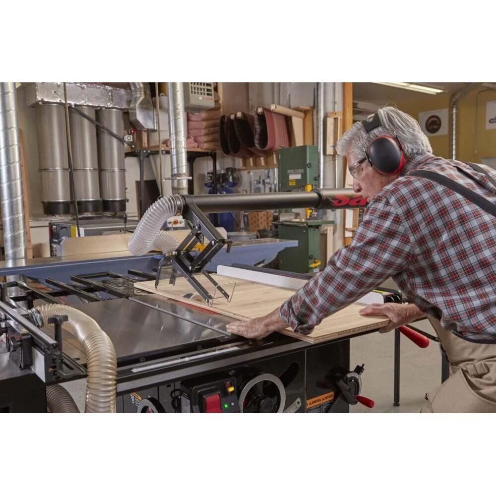 SawStop ICS73480-ATGI36 Industrial 7.5HP 3-Phase 480V Cabinet Saw with 36 in. Industrial T-Glide Advance Rip Fence, Rails & Extension Table - 6