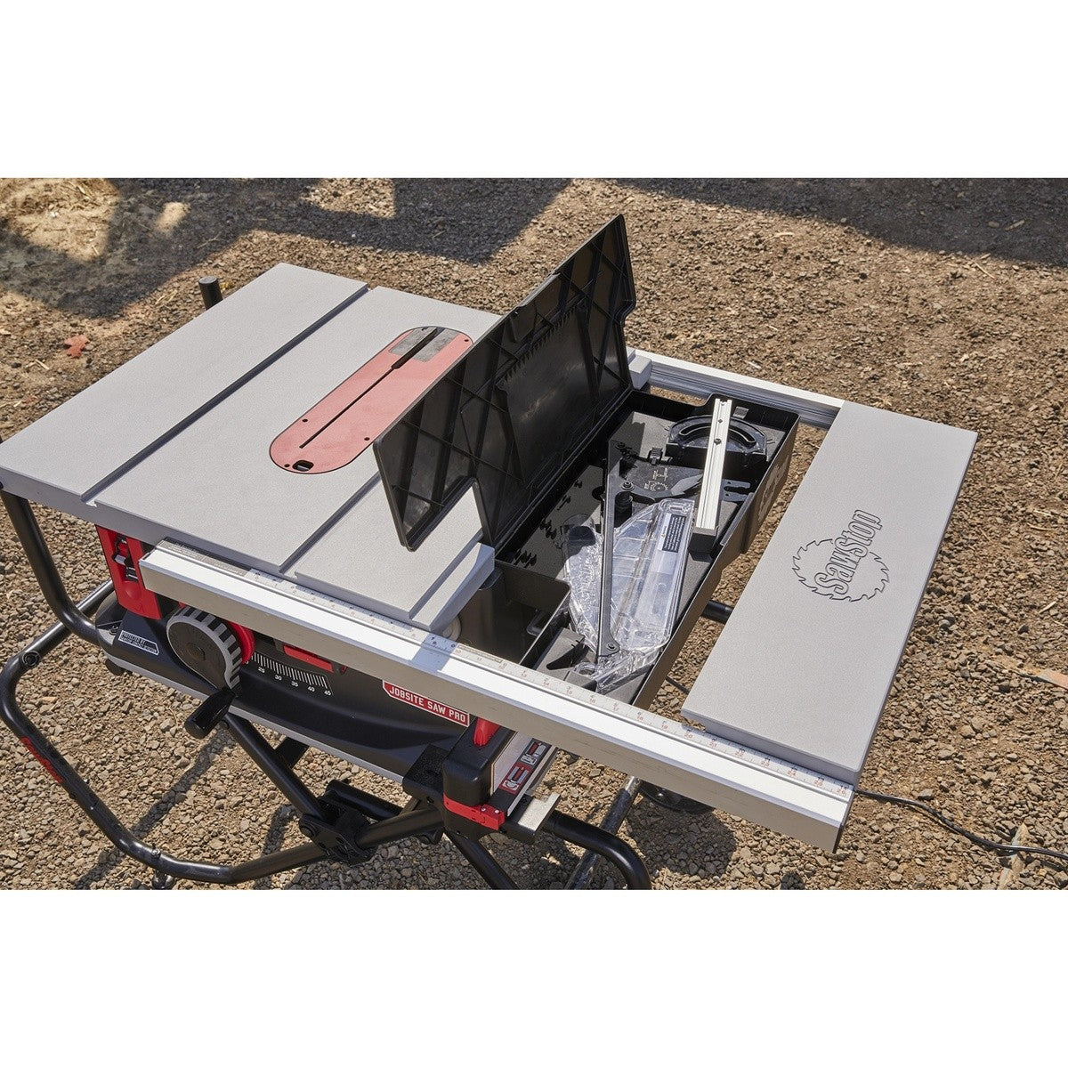 SawStop JSS-120A60 Jobsite Saw Pro with Mobile Cart, 120V 1.5 HP, 10 in. Blade (Includes Fence and Cart) - 3