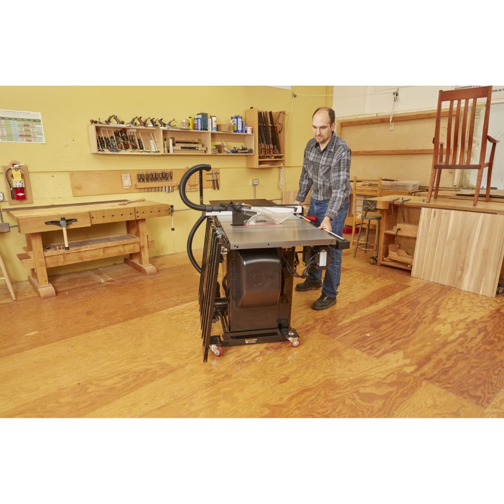 SawStop MB-PCS-IND Industrial Cabinet Saw Mobile Base w/ PCS Conversion Kit - 4