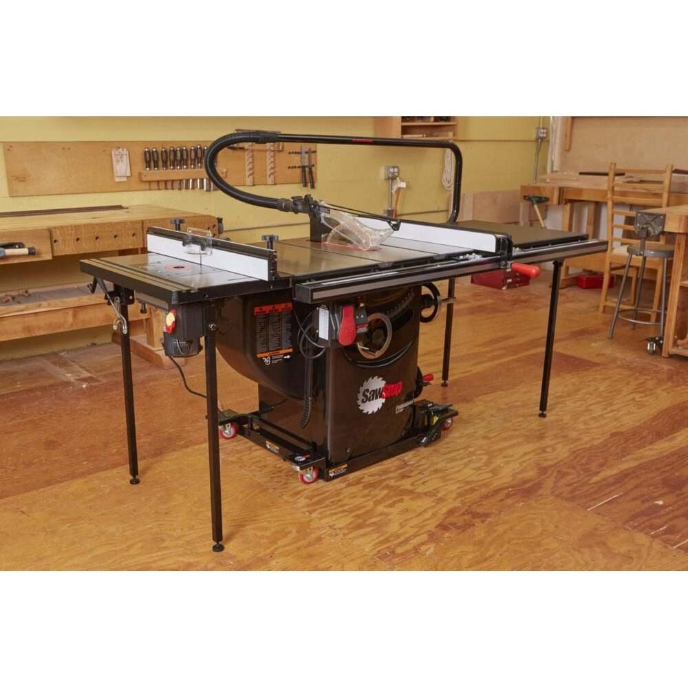 SawStop PCS175-ATGP52 Professional 1.75HP Cabinet Saw with 52 Inch Professional T-Glide Advance Rip Fence, Rails & Extension Table - 5