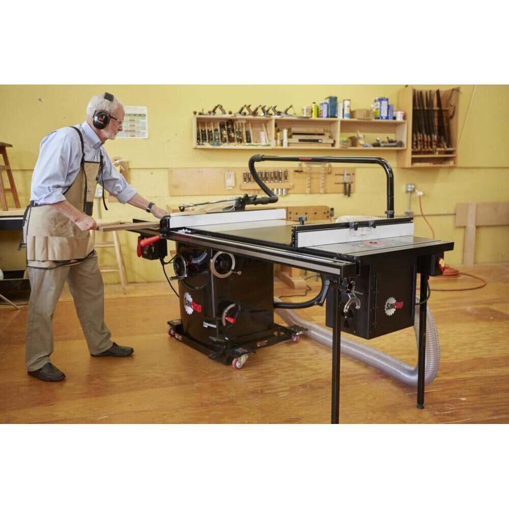 SawStop PCS31230-ATGP36 3HP Professional Cabinet Saw with 36 Inch Professional T-Glide Advance Rip Fence, Rails & Extension Table - 6