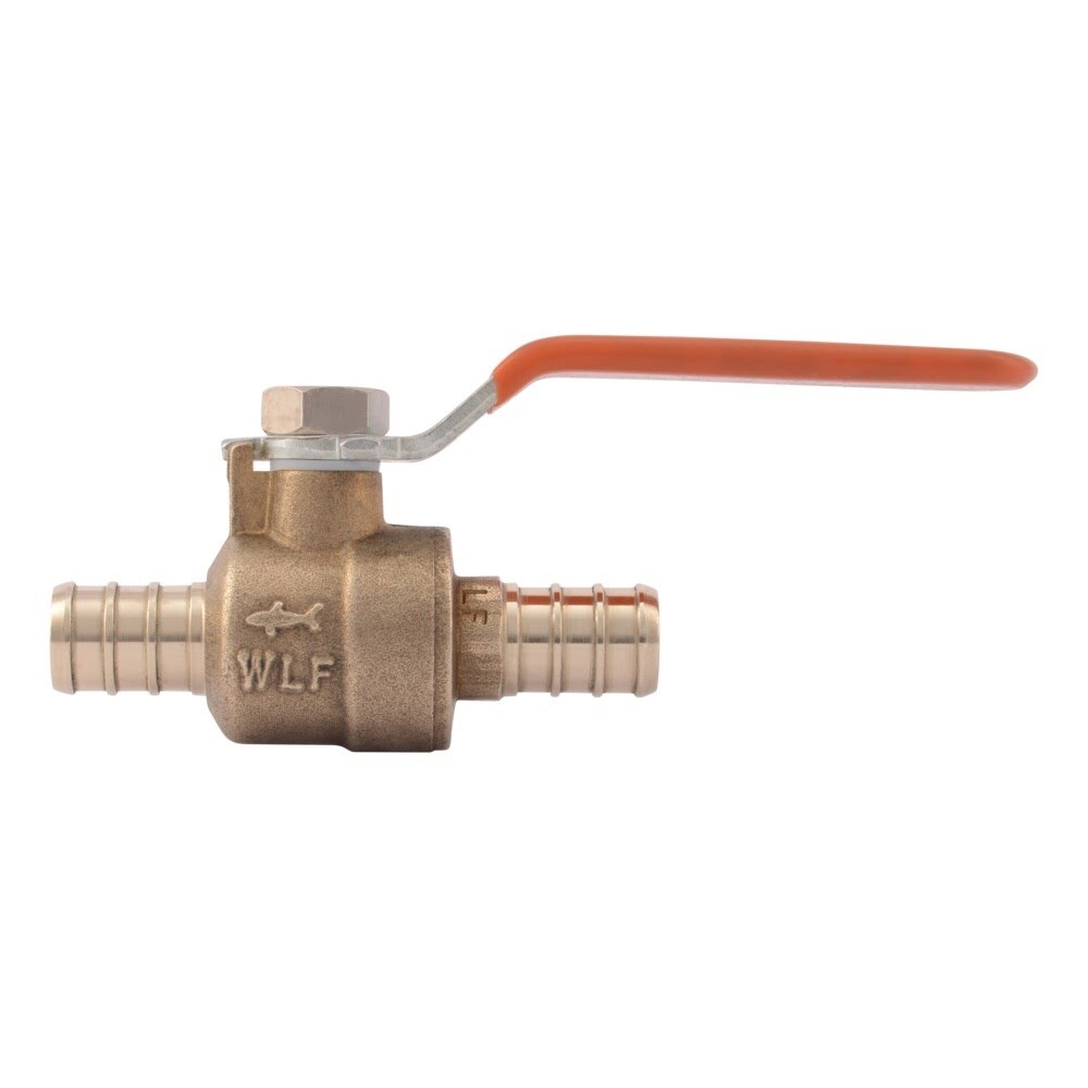 SharkBite 22461LF 1/2 in. x 1/2 in. Lead-Free Brass Quarter-Turn PEX Ball Valve - 2