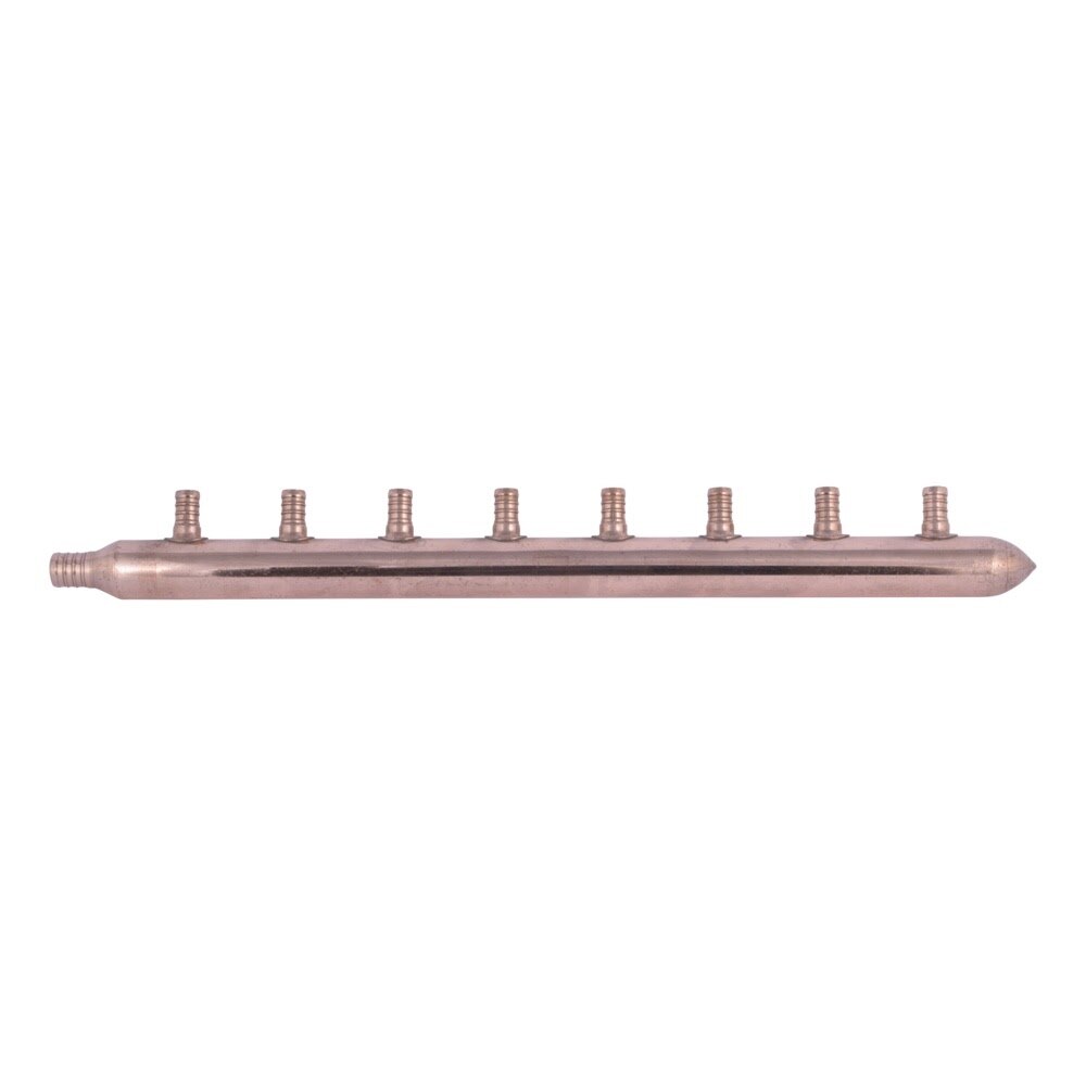 SharkBite 22789 8 Port Copper PEX Multi Port Closed Tee with 3/4 in Inlet and 1/2 in Outlets - 2