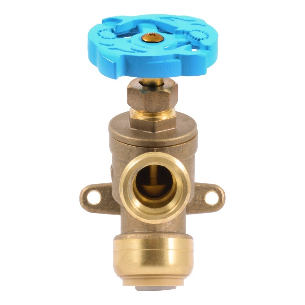 SharkBite 24623LF 3/4 in. Push-to-Connect x 3/4 in. Male Hose Thread Garden Valve with Mounting Tabs - 2