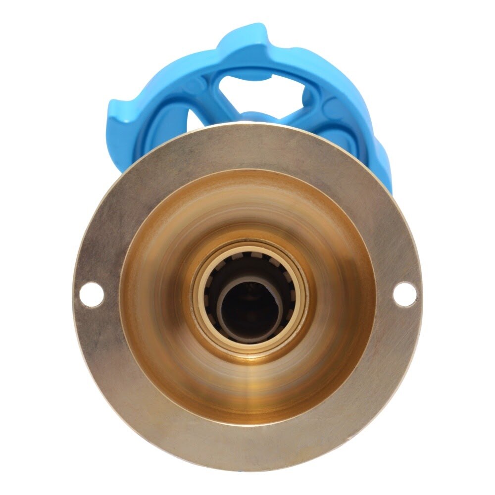 SharkBite 24626LF 1/2 in x 3/4 in MHT 90 Degree Brass Push to Connect Multi Turn Hose Bibb - 3