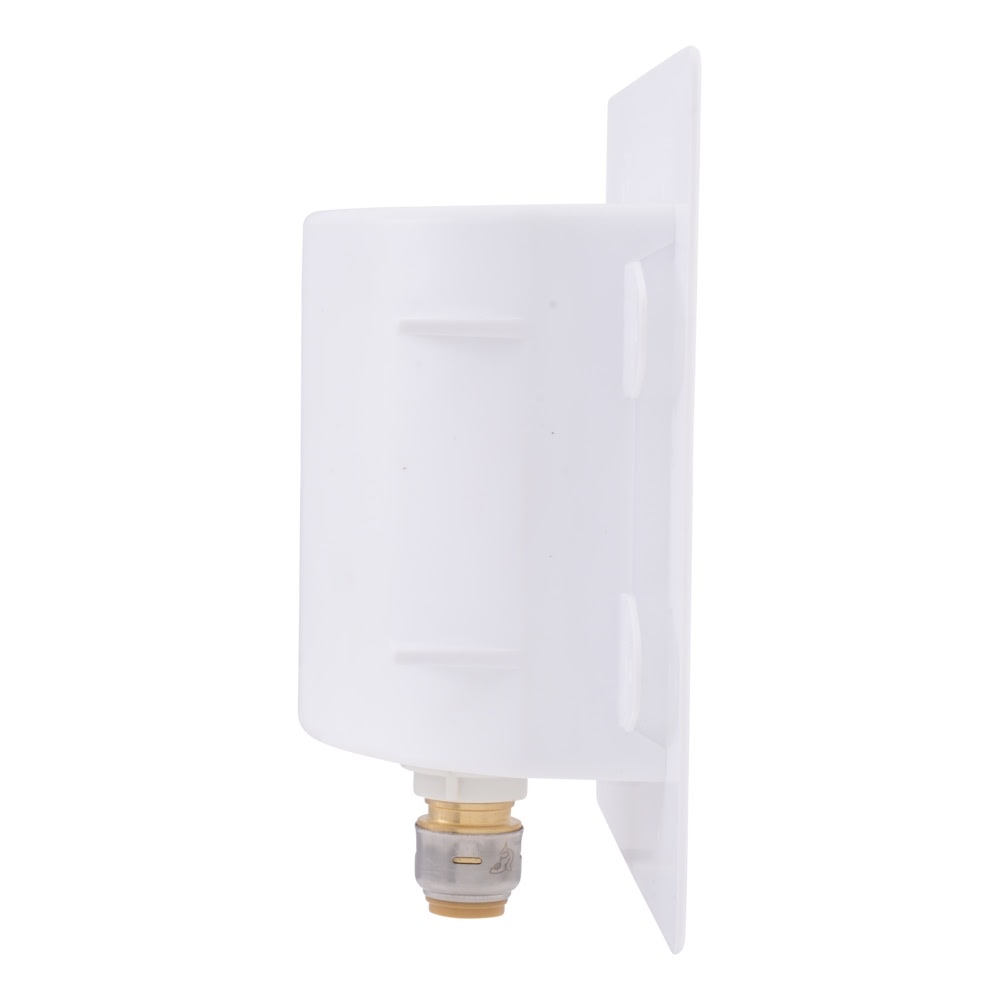 SharkBite 25032 Ice Maker Outlet Box 1/2 in. Push-to-Connect x 1/4 in. OD Compression - 3