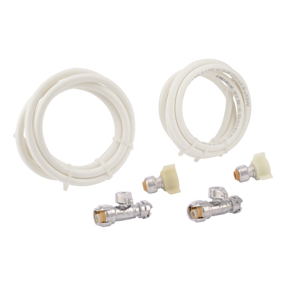 SharkBite 25538 Faucet Connection Kit with 1/2 in. x 1/4 in. Straight Stops