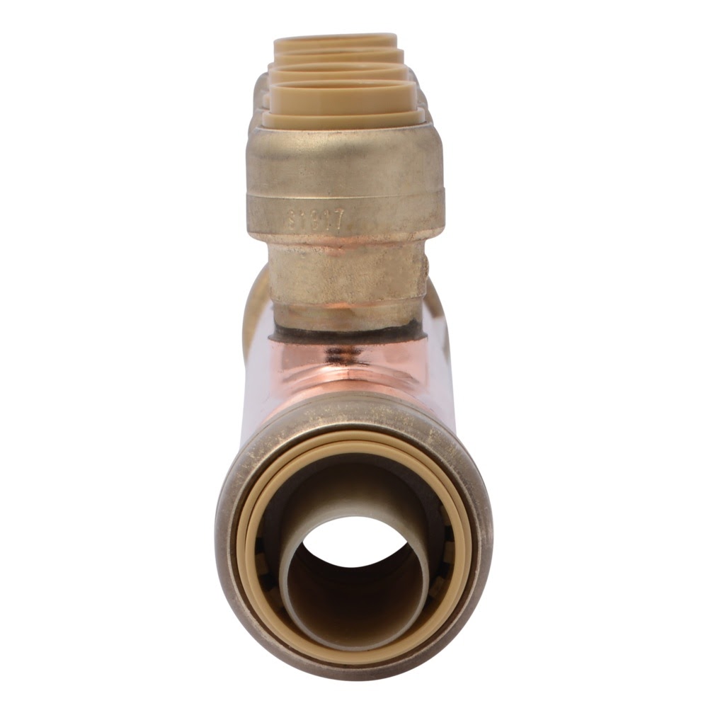 SharkBite 25554LF 3/4 in. x 1/2 in. Outlet 4-Port Open Push-to-Connect Manifold - 3