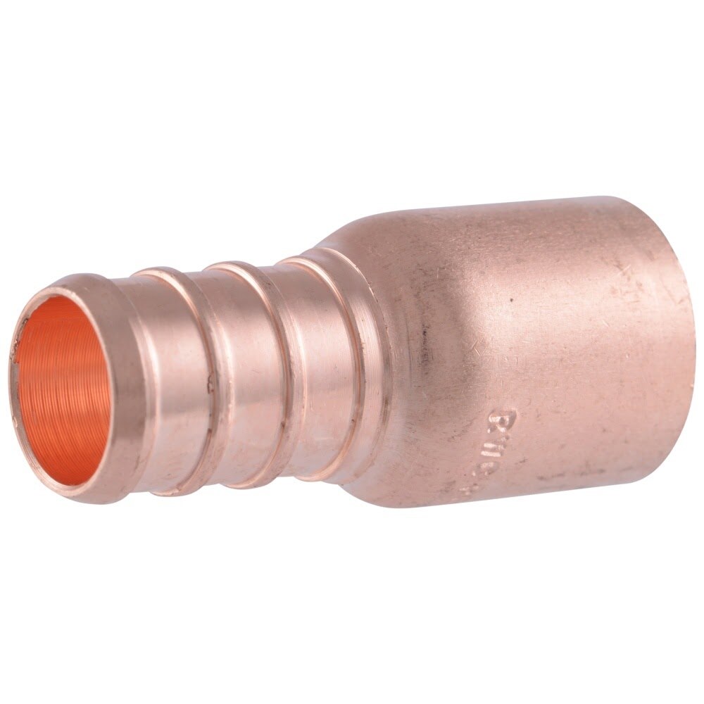SharkBite CUC607LF 1/2 in. x 1/2 in. PEX Barb Copper Sweat Male Adapter