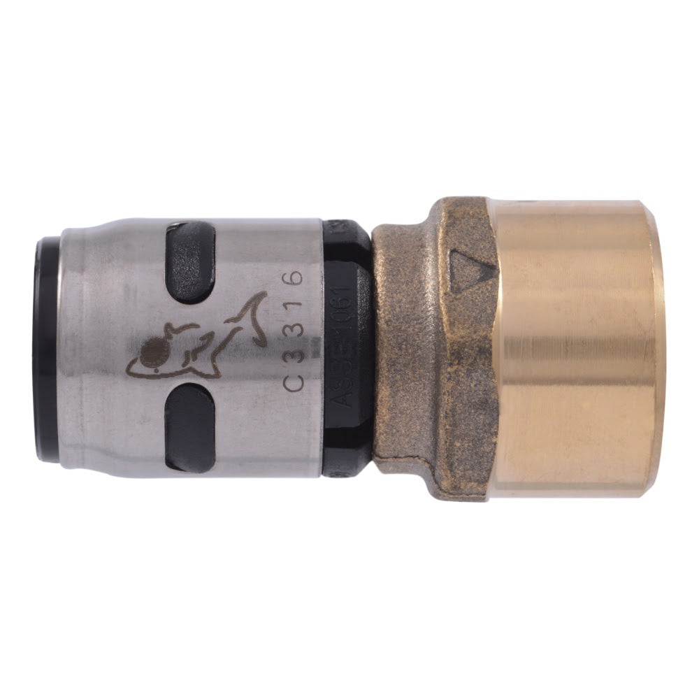 SharkBite K072WP3 1/2 in. EvoPEX x FNPT Female Adapter for PEX Pipe (3 Pack) - 2