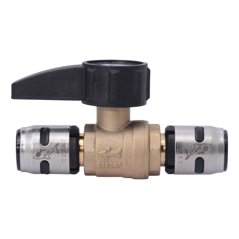 SharkBite K22222 1/2 in x 1/2 in EvoPEX Push-to-Connect Full Port Ball Valve - 2