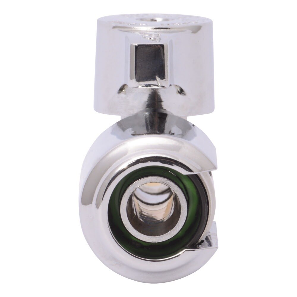 SharkBite K23037 1/2 in x 3/8 in OD Compression EvoPEX Straight Stop Valve with Escutcheon - 3