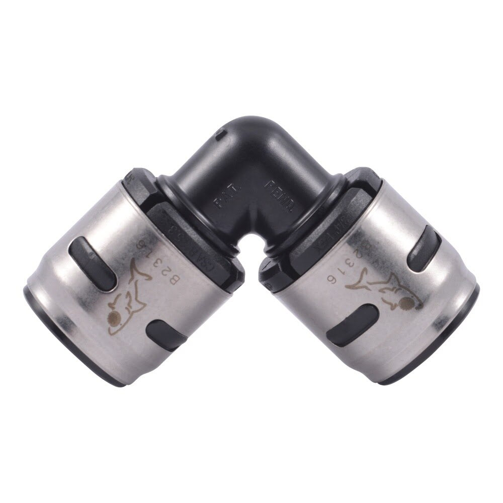 SharkBite K256WP6 3/4 in x 3/4 in EvoPEX 90 Degree Push to Connect PEX Elbow (6 Pack) - 2