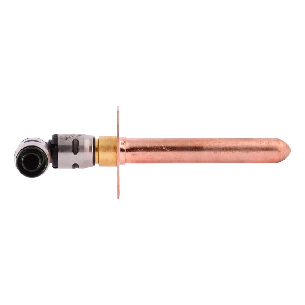 SharkBite K25811WP 1/2 in. x 6 in. Copper Stub Out with Bracket and EvoPEX 90 Degree Elbow - 3