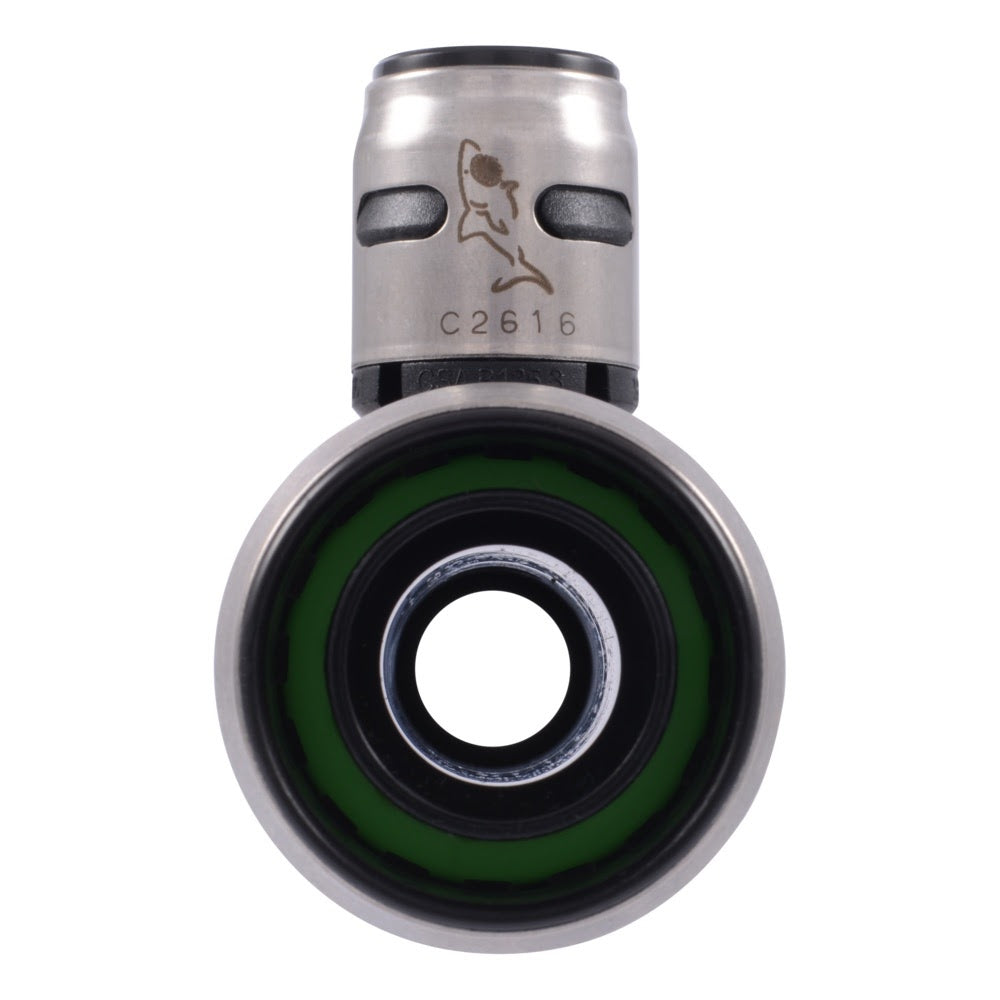 SharkBite K419WP2 1 in x 3/4 in x 1/2 in EvoPEX Push Fit Reducing Tee (2 Pack) - 3