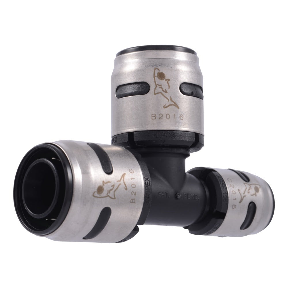 SharkBite K444WP3 3/4 in. x 1/2 in. x 3/4 in. EvoPEX Push to Connect Reducing Tee (3 Pack)