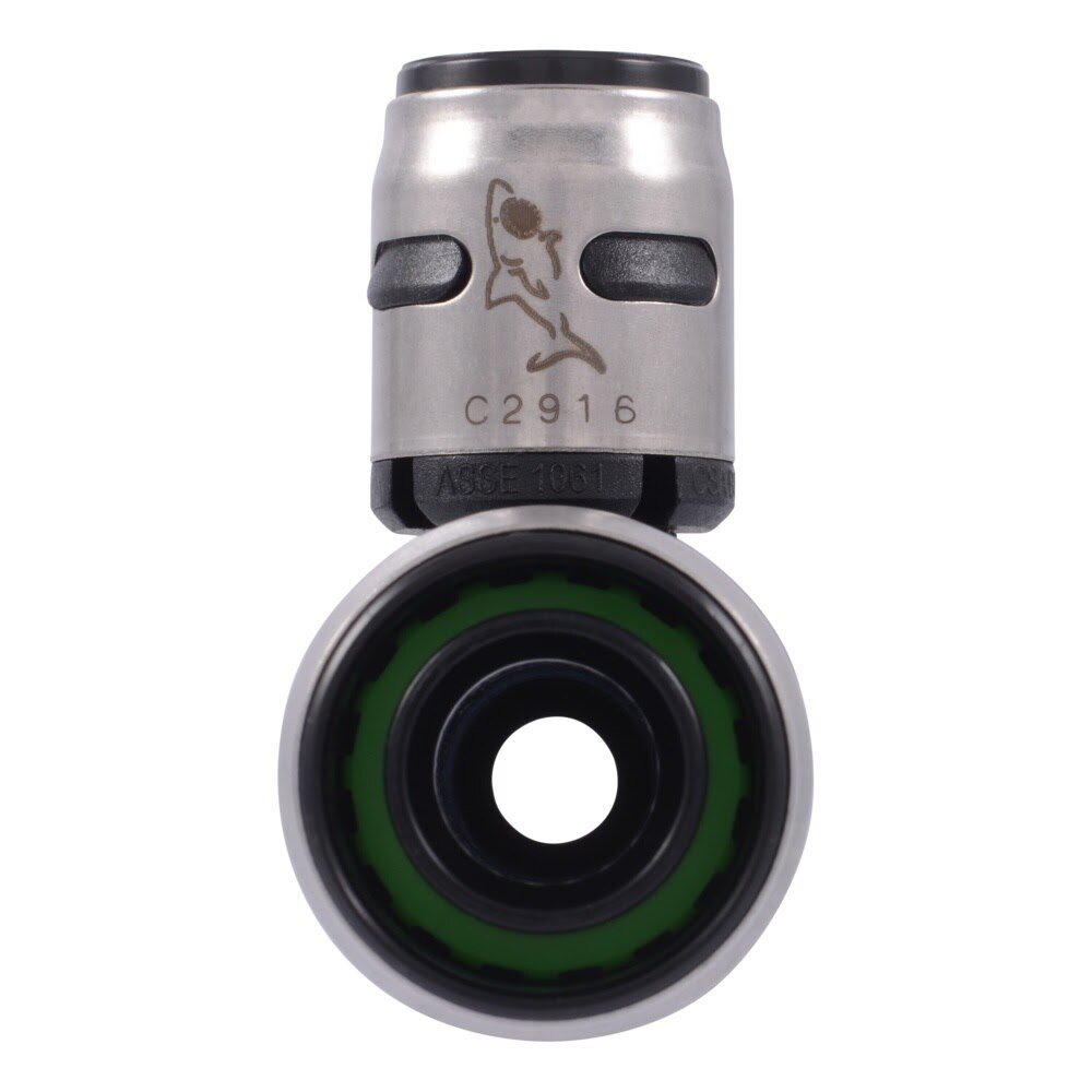 SharkBite K454WP3 3/4 in x 1/2 in x 1/2 in EvoPEX Push-to-Connect Reducing Tee for PEX Plumbing (3 Pack) - 3