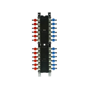 SharkBite PM024UP 24 Port Poly Crimp Ball Valve Manifold with 3/4 in. Inlet and 1/2 in. Outlet