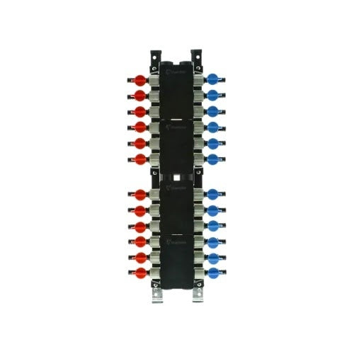 SharkBite PM024UP 24 Port Poly Crimp Ball Valve Manifold with 3/4 in. Inlet and 1/2 in. Outlet