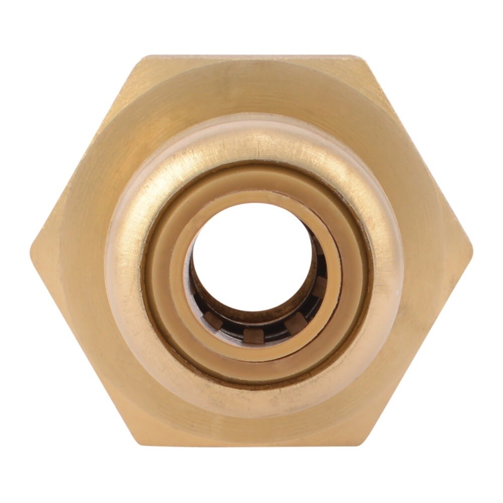 SharkBite U066LFA 1/4 in. 3/8 in. OD x 1/2 in. FNPT Push-to-Connect Reducing Adapter - 3