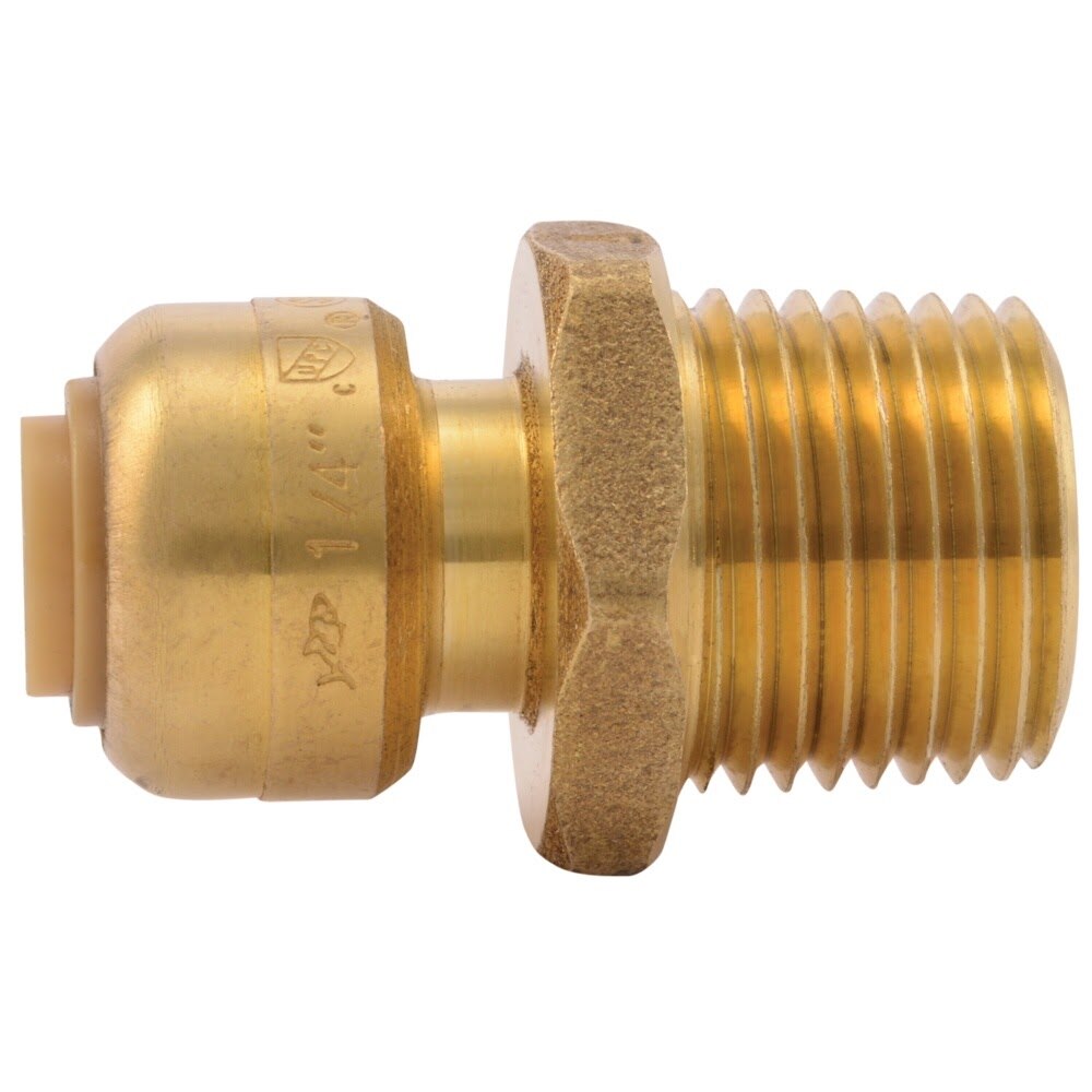 SharkBite U110LFA 1/4 in x 1/2 in MNPT Push to Connect Reducing Male Adapter - 2