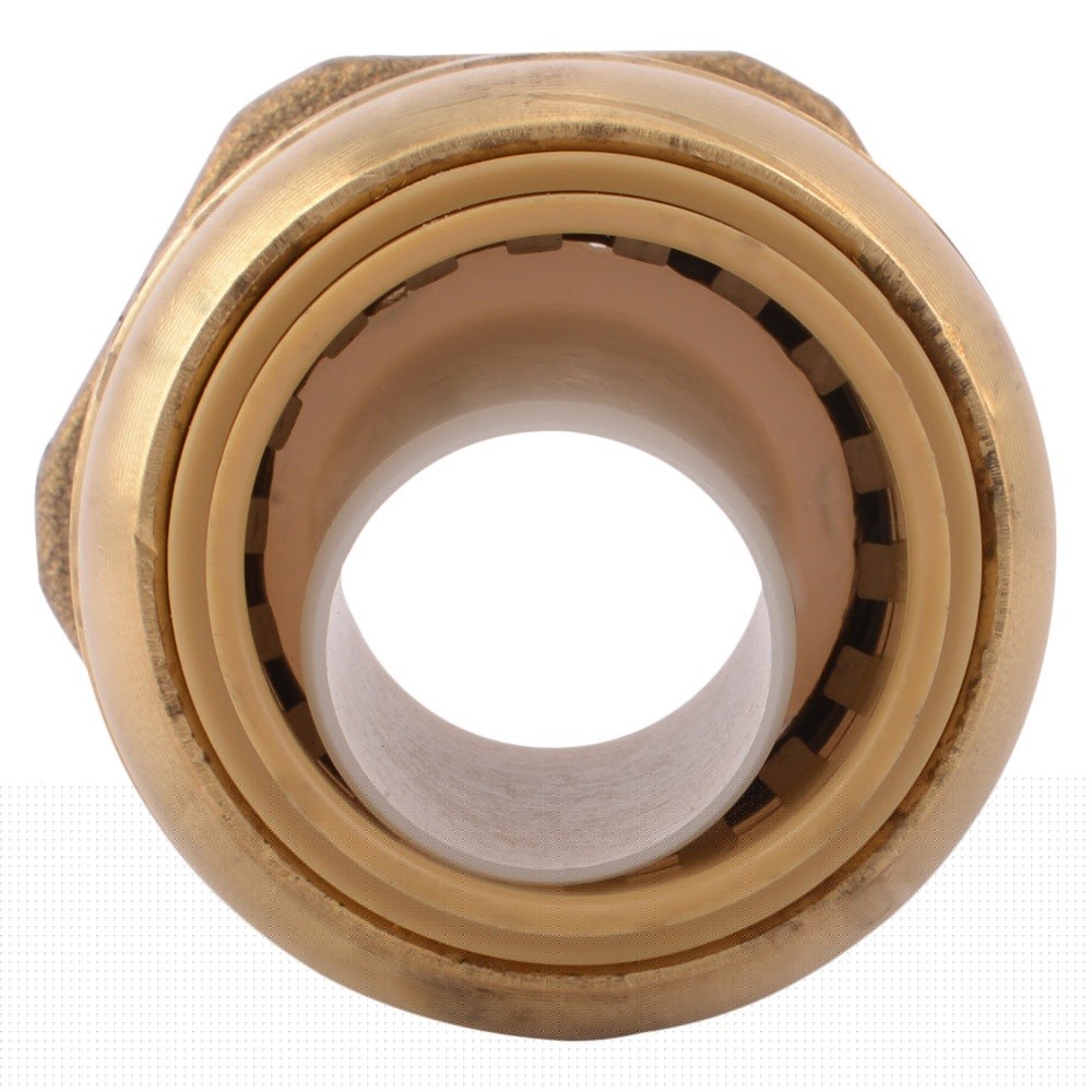 SharkBite U139LFA 3/4 in x 1 in Push-to-Connect x MNPT Brass Adapter Fitting - 3