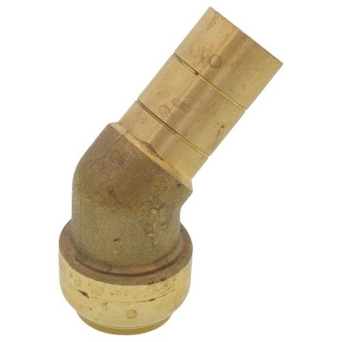 SharkBite U620LFA 3/4 in. x 3/4 in. 45 Degree Lead Free Street Elbow Push Fit Brass Fitting - 2