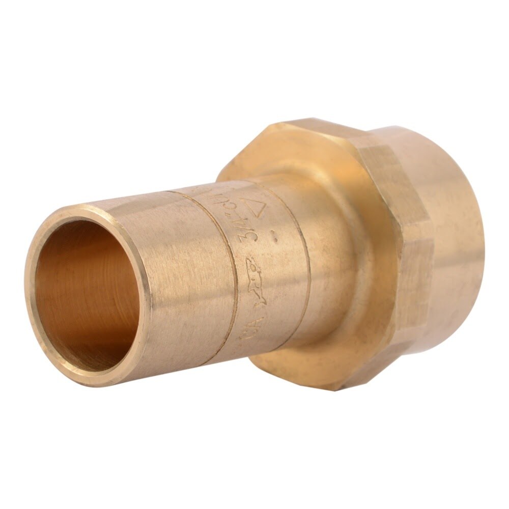 SharkBite U766LFA 3/4 in CTS x 3/4 in FNPT Lead Free Push to Connect Threaded Adapter