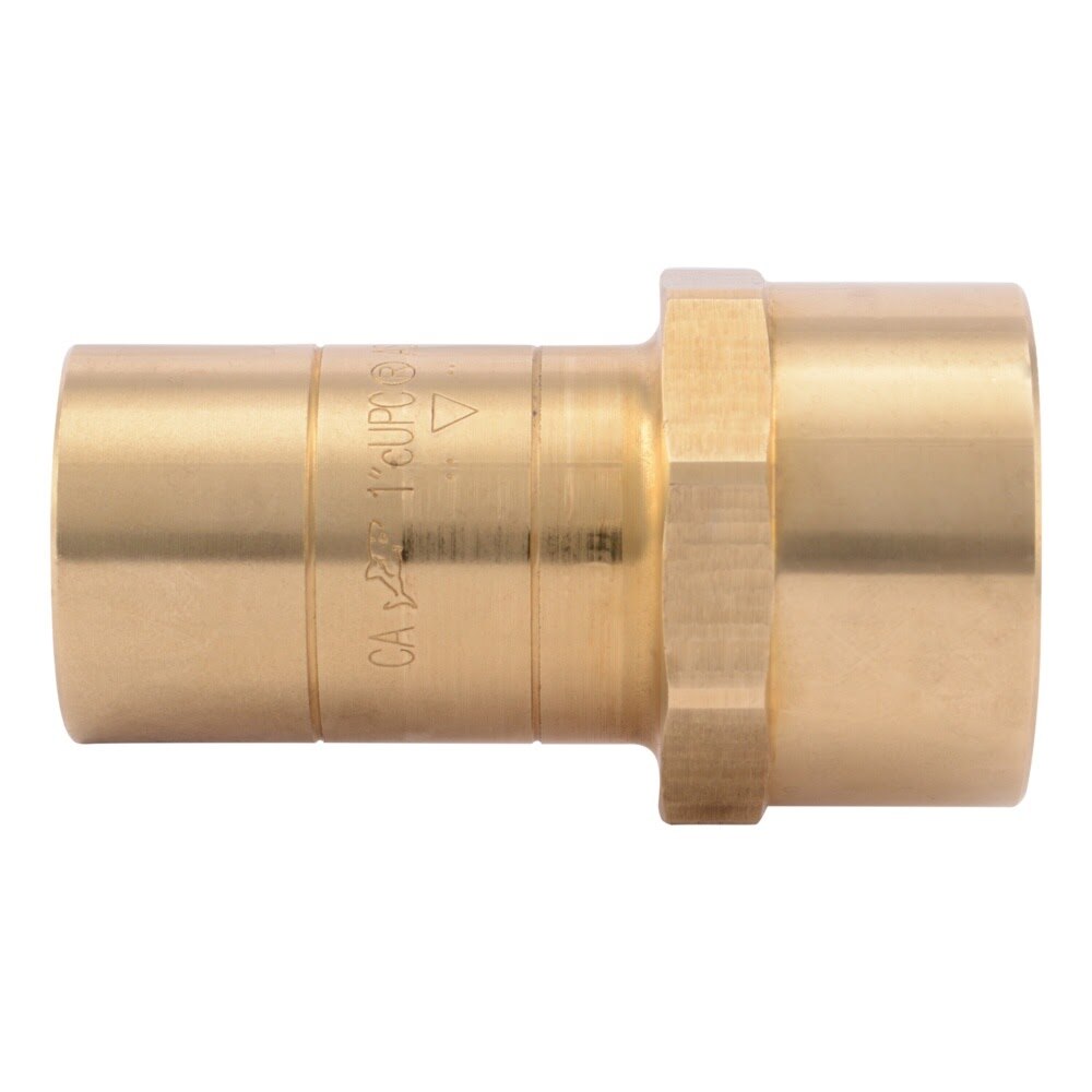 SharkBite U772LFA 1 in CTS x 1 in FNPT Push to Connect Lead Free Threaded Adapter - 2
