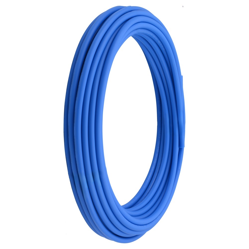SharkBite U855B100 3/8 in. x 100 ft. Blue PEX-B Pipe Coil for Potable Water Plumbing