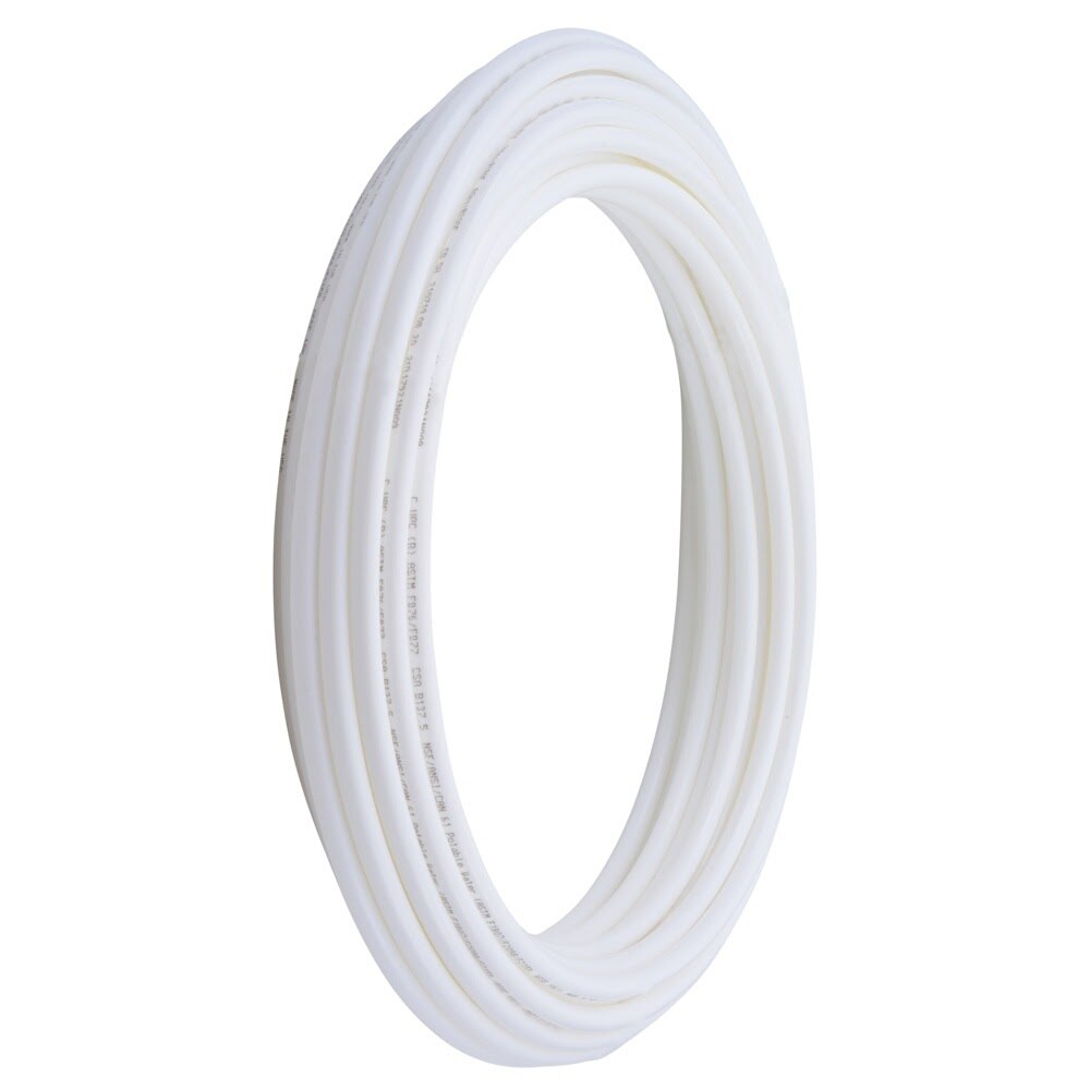 SharkBite U855W100 3/8 in. x 100 ft. White PEX-b Potable Water Pipe Coil