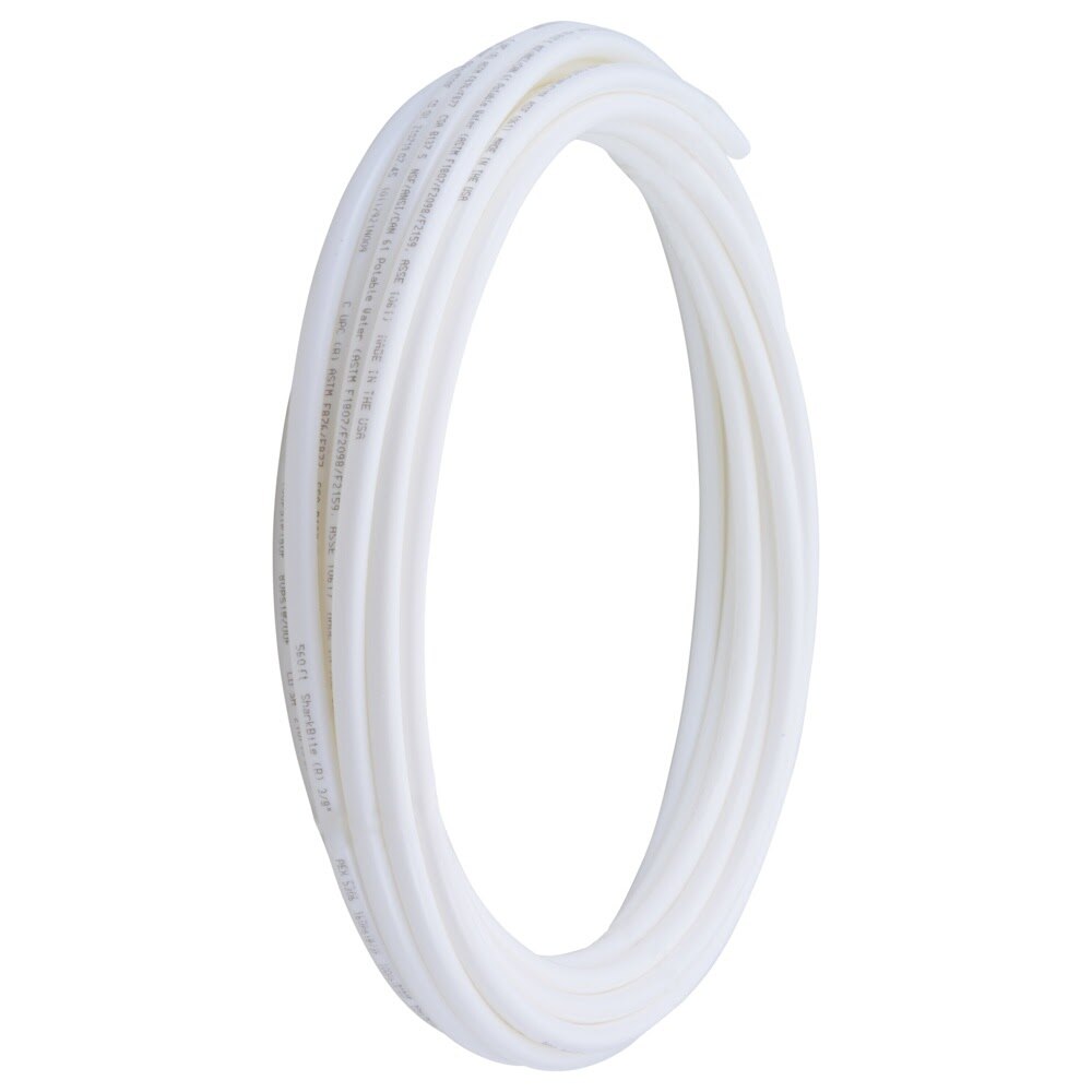 SharkBite U855W50 3/8 in. x 50 ft. White PEX-b Pipe Coil