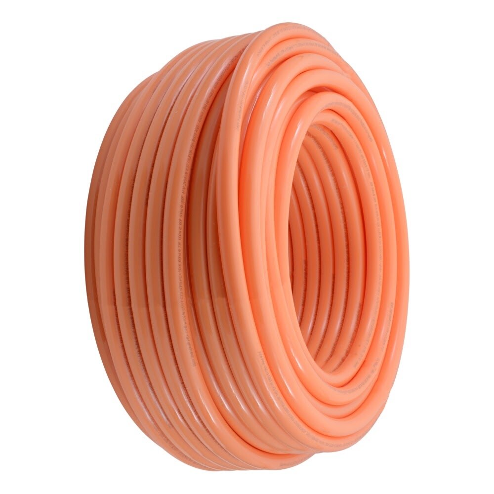 SharkBite U880O300 1 in. x 300 ft. Orange PEX-C Oxygen Barrier Pipe Coil for Radiant Heating