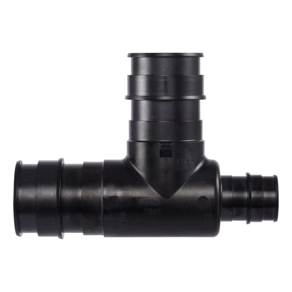 SharkBite UA08352235 Poly Expansion Reducing Tee 1-1/4 x 3/4 x 1-1/4 in PEX Fitting - 2