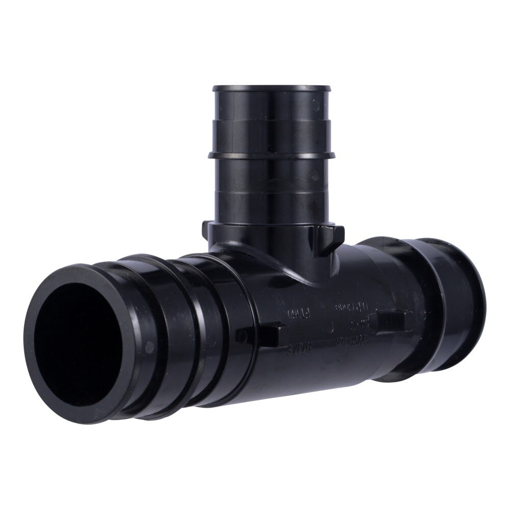 SharkBite UA08353528 1.25 in x 1.25 in x 1 in Poly Expansion Reducing Tee for PEX-A and PE-RT Pipe