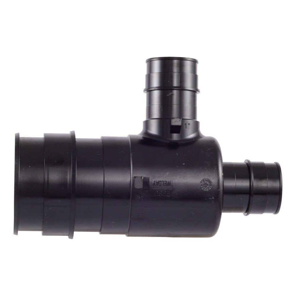 SharkBite UA08542828 2 in. x 1 in. x 1 in. Poly Expansion Reducing Tee for PEX-A Pipe - 2