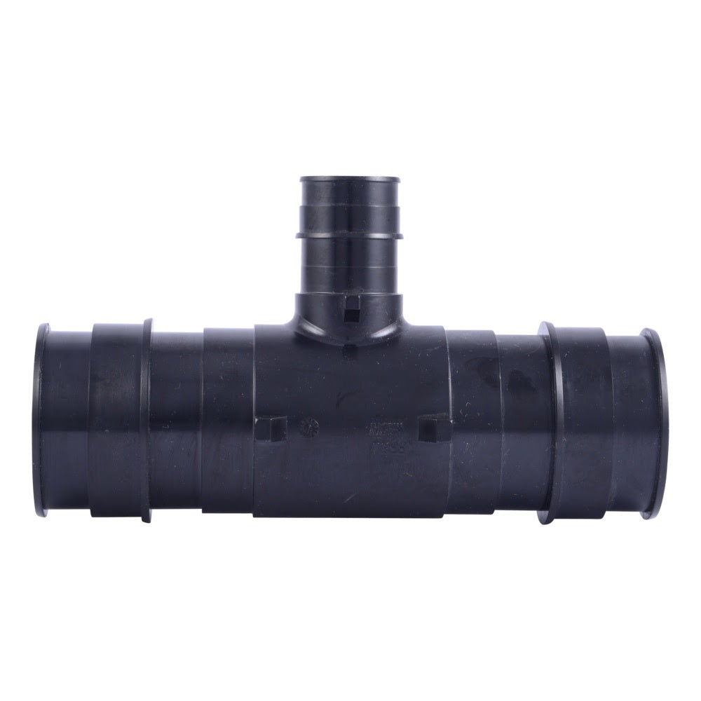 SharkBite UA08545428 2 in x 2 in x 1 in Poly Expansion Reducing Tee for PEX A and PE RT Pipe - 2