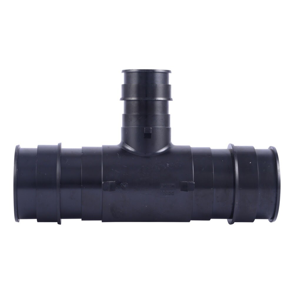 SharkBite UA08545435 2 in. x 2 in. x 1-1/4 in. Poly Expansion Reducing Tee for PEX-A and PE-RT Pipe - 2