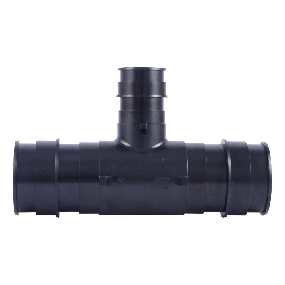 SharkBite UA08545435 2 in. x 2 in. x 1-1/4 in. Poly Expansion Reducing Tee for PEX-A and PE-RT Pipe - 2