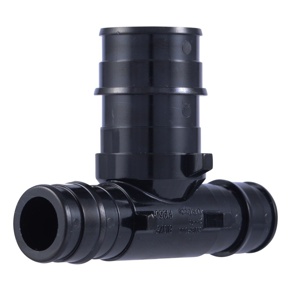 SharkBite UA408 Poly Expansion Reducing Tee 1/2 in. x 1/2 in. x 3/4 in. for PEX-A Pipe